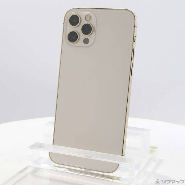 新品展示品　ゴールド　iPhone12 pro 512GB SIMフリー 中古品〕 iPhone12 Pro 512GB ゴールド MGMH3J／A SIMフリー