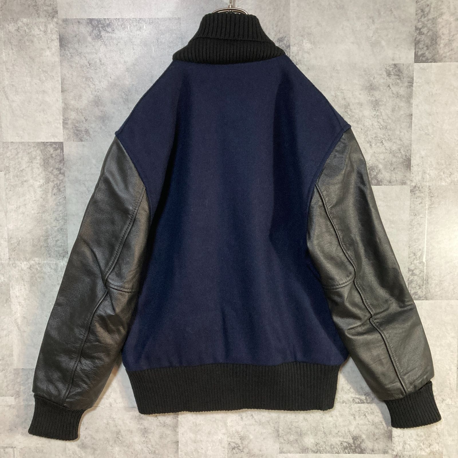 USA製 SKOOKUM スクーカム アワードジャケット 袖レザースタジャン