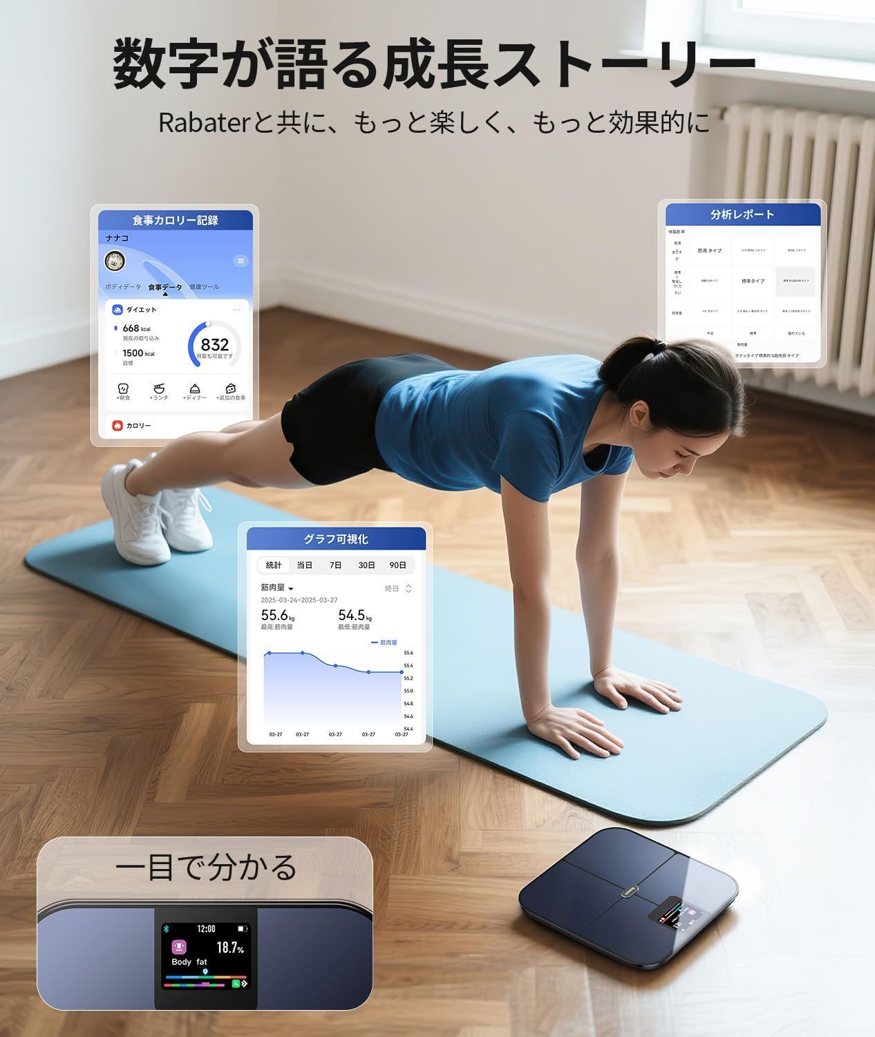 即日発送 体重計 心拍数測定 スマホ連動 Bluetooth5.1 体脂肪計 アプリ ITO技術 データ自動記録 高精度 25項目測定 正確 CF588BLE 180kgまで対応 赤ちゃんモード 体重 体組成計 体脂肪率|BMI|筋肉量|基礎代謝 Rab STEELWINDOWSANDDOORS_COM