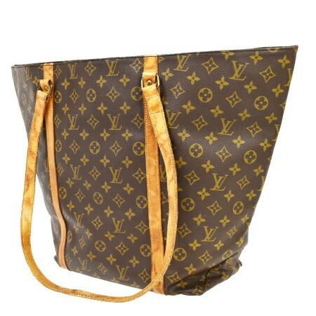 【中古】 ルイヴィトン LOUIS VUITTON サック ショッピング GM トートバッグ ショルダー モノグラム レザー M51110 80AC592