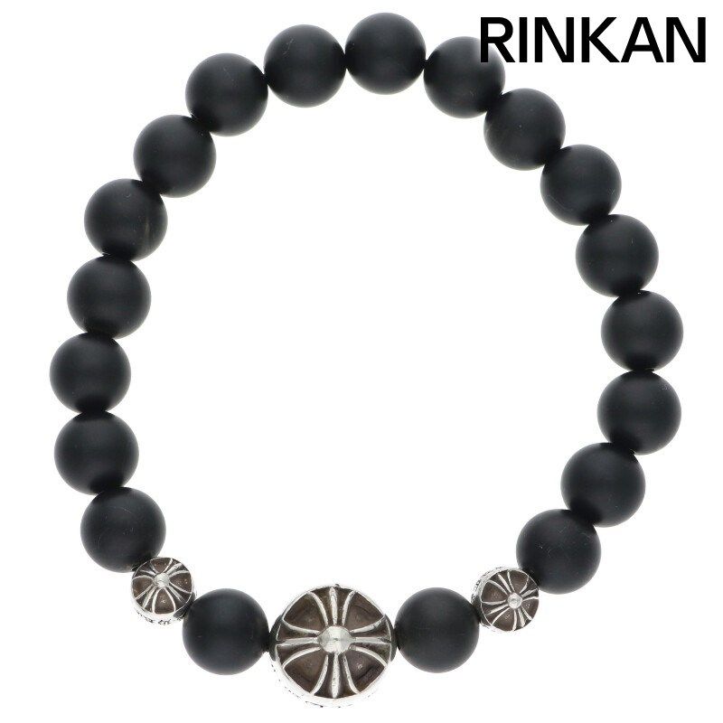 クロムハーツ 8mm BEAD|8mmビーズブレス BEAD ONYX 8mm オニキスビーズブレスレット メンズ