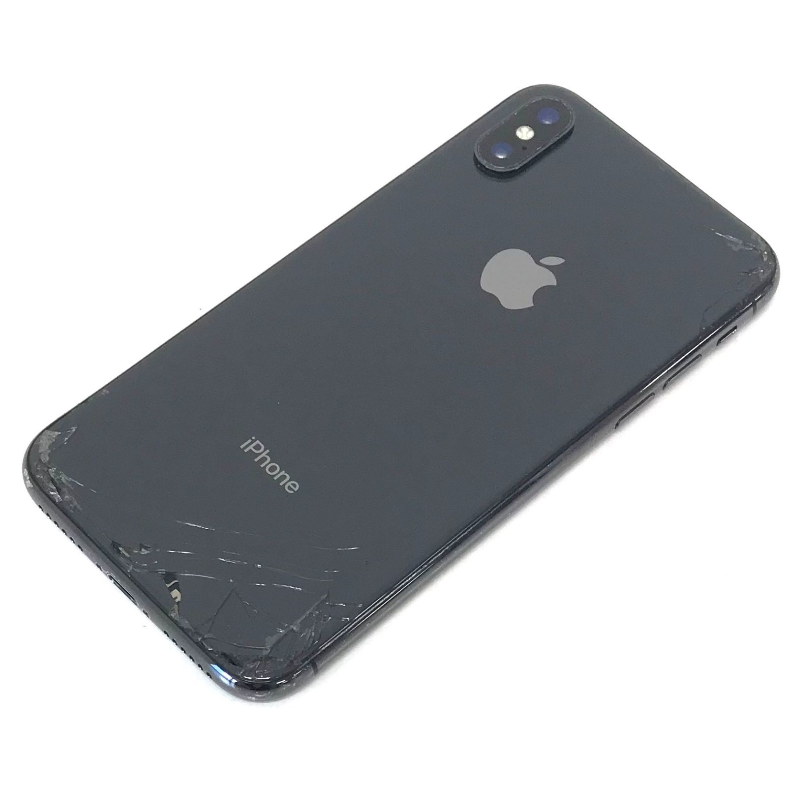 ジャンクApple iPhone X スペースグレイ　SIMロック解除済み Apple iPhone X スペースグレー 256G SIMロック解除済み（Apple