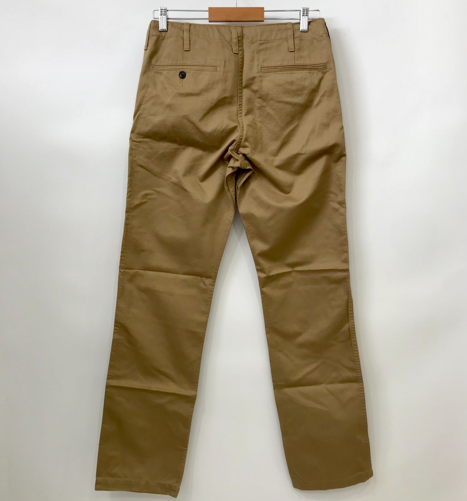 未使用・タグ付】 UNIQLO ヴィンテージノータックチノ 36 Brown メンズ