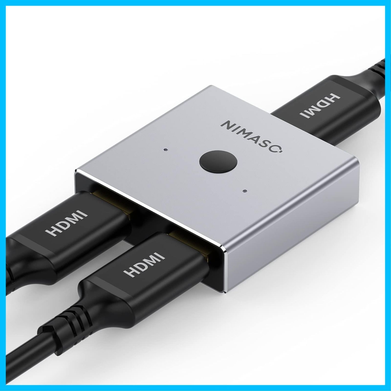 在庫セール】NIMASO HDMI 分配器 hdmi 切替器/セレクター (安定版) 4K 60HZ 3D/1080p 双方向 2入力1出力/ 1入力2出力 HDCP 2.2 手動 切り替え PS4 pro/TV-box/PC/Blu-Ray DVDプレーヤー -  NANAshops送料無料スピード配送✨ - メルカリ