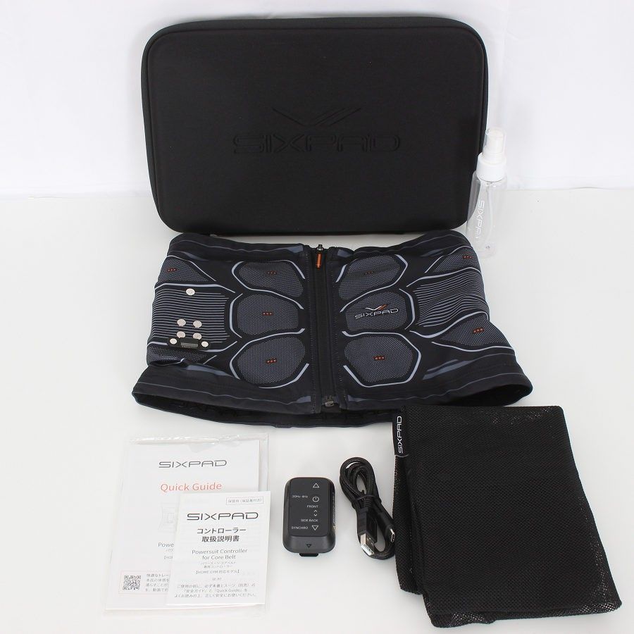 MTG SIXPAD Powersuit Core Belt SE-BS-00B-M ホームジム対応モデル Mサイズ シックスパッド パワースーツ コアベルト 本体