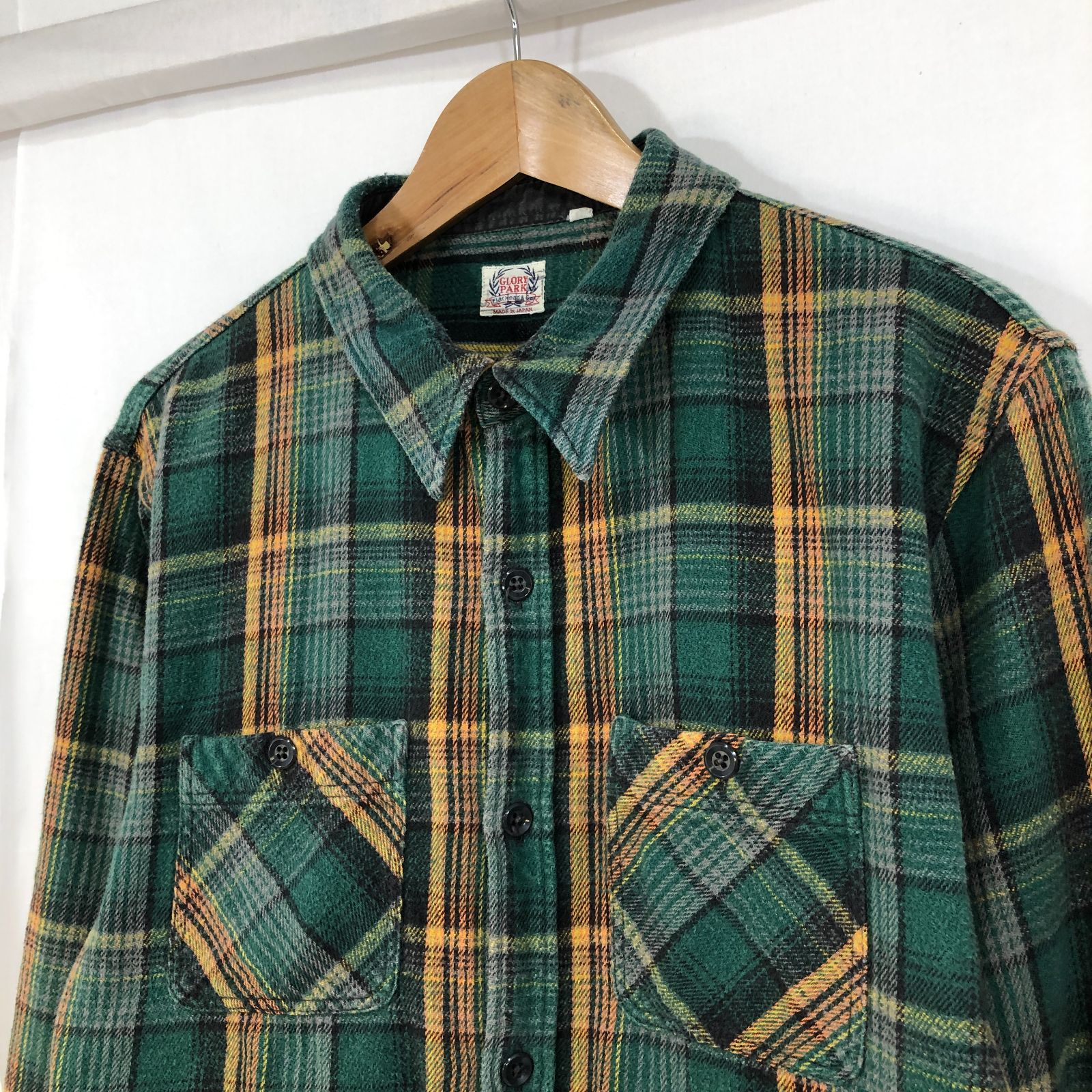 THE FLAT HEAD GLORY PARK フラットヘッド チェック ネルシャツ サイズ 