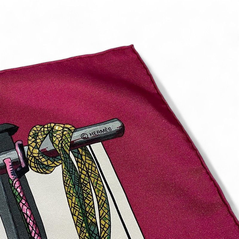 HERMES エルメス スカーフ カレ90 Passementerie パスマントリー NPｰGｰ
