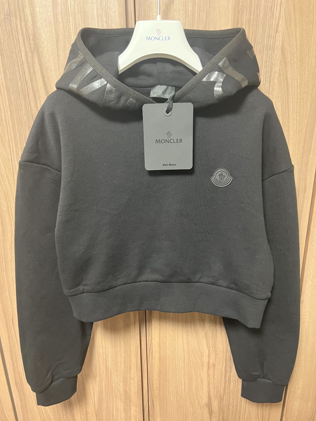 【新品未使用】MONCLER LOGO LETTERING パーカー　XS　黒色 楽天市場】モンクレール パーカー フーディー ブラック メンズ