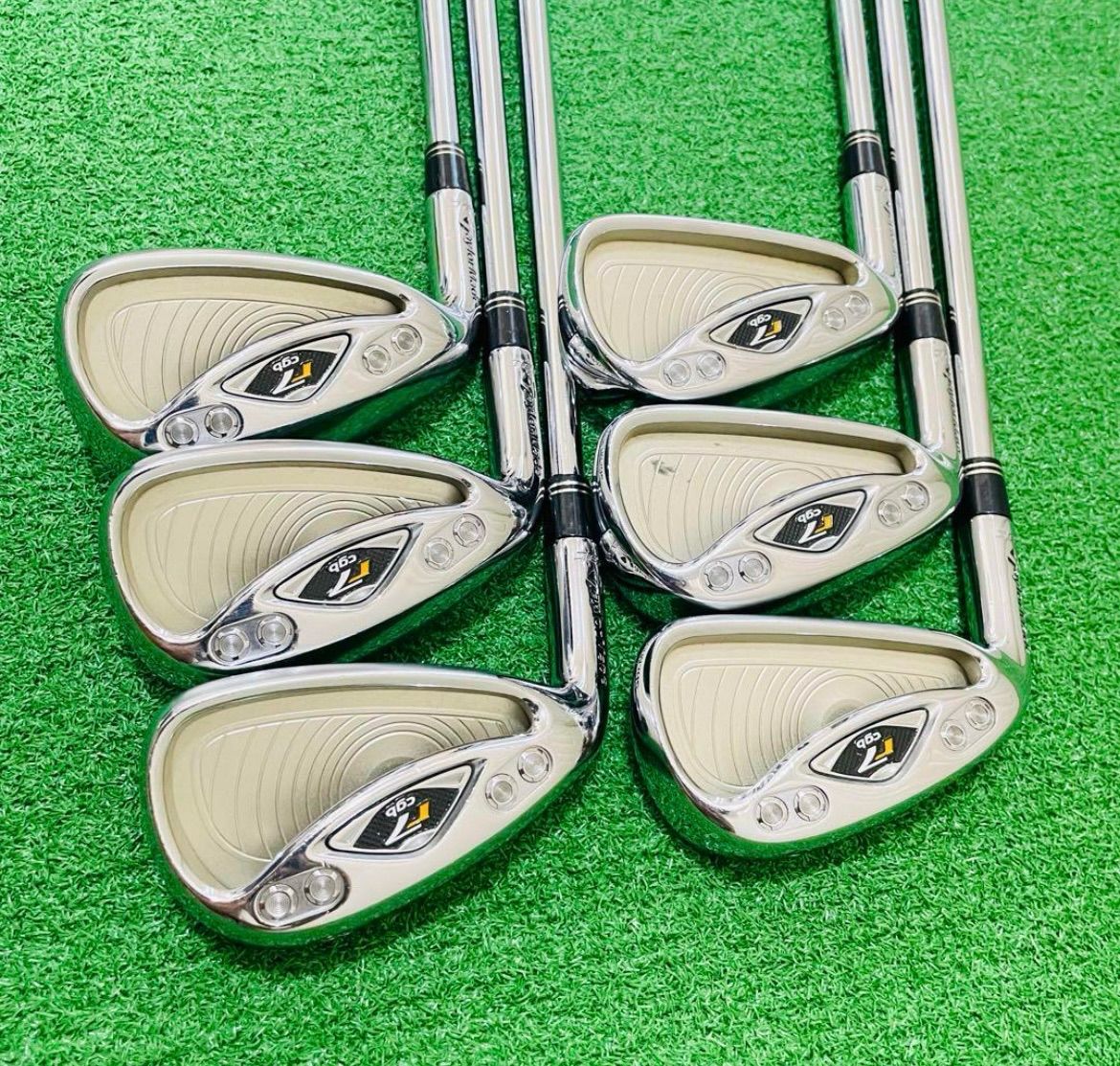 8918 TaylorMade r 7 CGB MAX テーラーメイド レフティ 左利き アイアン6本セット 5.6.7.8.9.P N.S. フレックスR