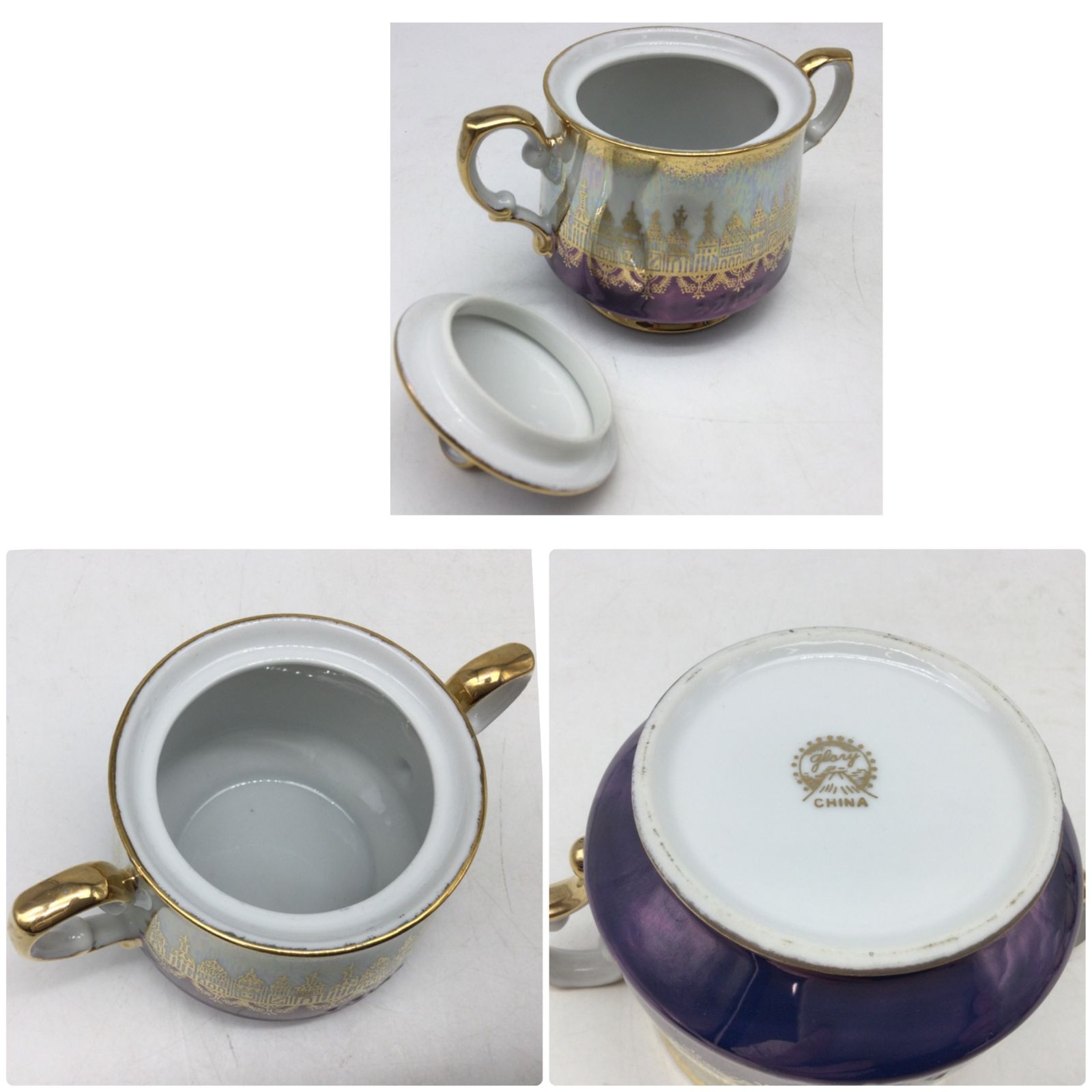 5412 Glory China グローリーチャイナ 金彩 カップ&ソーサー5客 5412 Glory China グローリーチャイナ 金彩 カップ&ソーサー5客