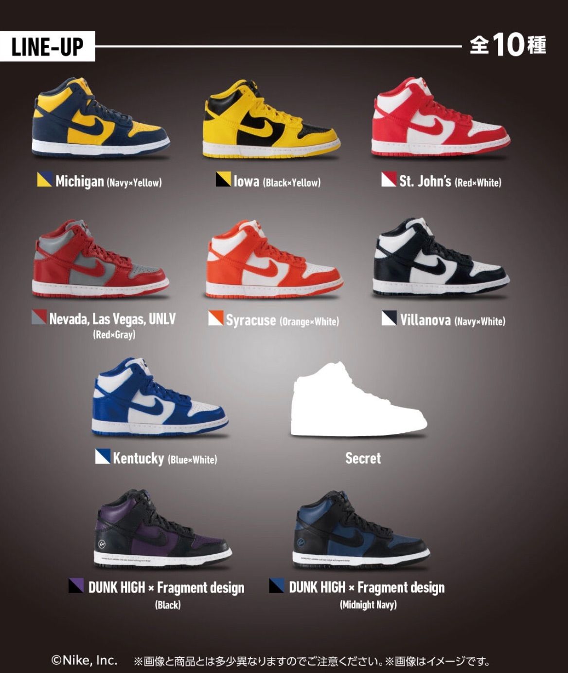 BANDAI - 【6種】NIKE DUNK HIGH miniature collection BANDAI Releases Miniature Nike Dunk Highs | Hypebeast