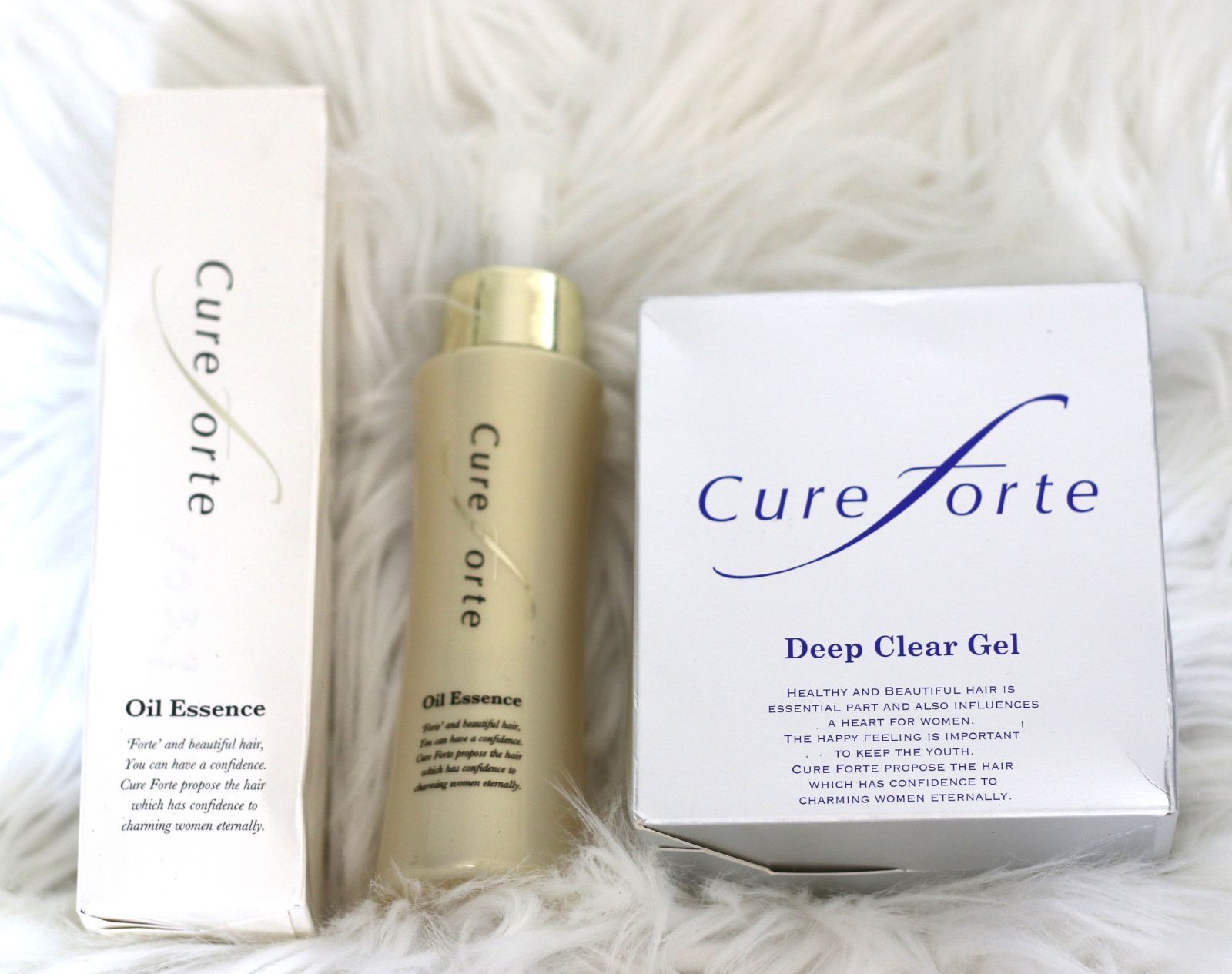 キュアフォルテ ディープクリアジェル ♥ 内容量12g×1箱 オイルエッセンス内容量75ml中 ♥×1箱＋約8割程残っています×1箱 セット
