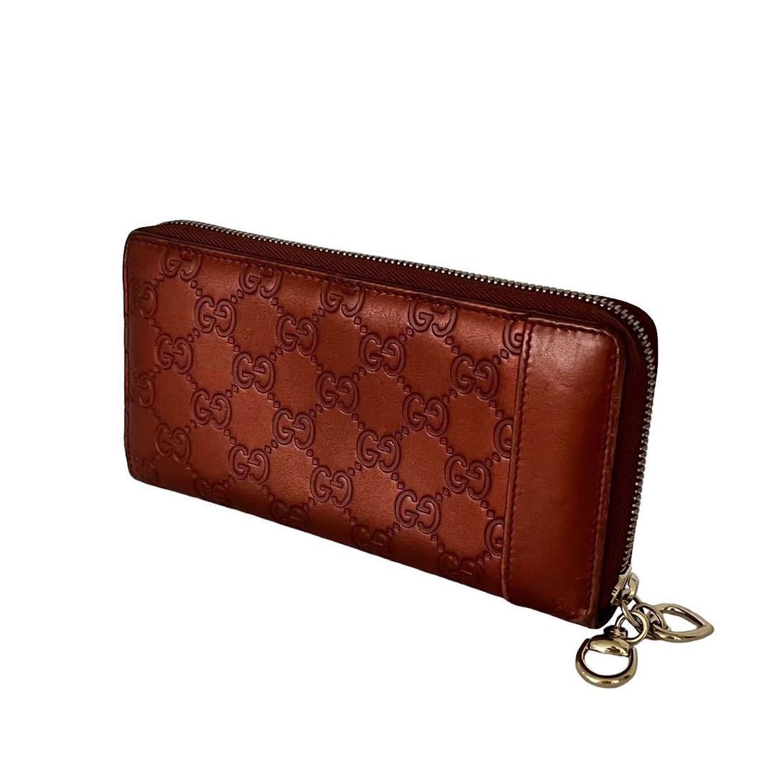 GUCCI グッチ シグネチャー シマ ジップアラウンド 長財布 GUCCI グッチ シグネチャー シマ ジップアラウンド 長財布