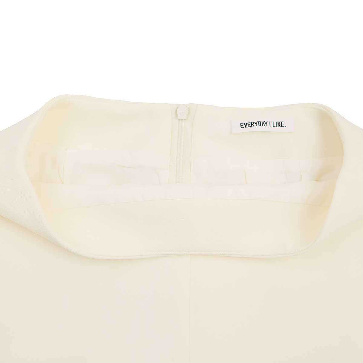 美品☆ ドゥーズィエムクラス W Cross フレアスカート　ロング　ホワイト Deuxieme Classe（ドゥーズィエムクラス）の「追加 W Cross