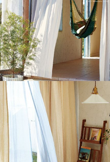 リネン コットンリネンカーテン 幅130cm 丈135〜240cm ドレープカーテン 10柄 12900191