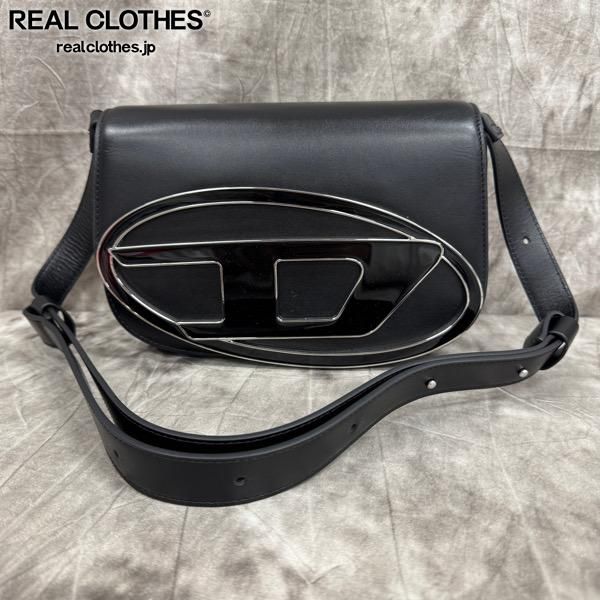 DIESEL◆1dr M◆ミディアム Dロゴ レザー ショルダーバッグ DIESEL◇1dr M◇ミディアム Dロゴ レザー ショルダーバッグ