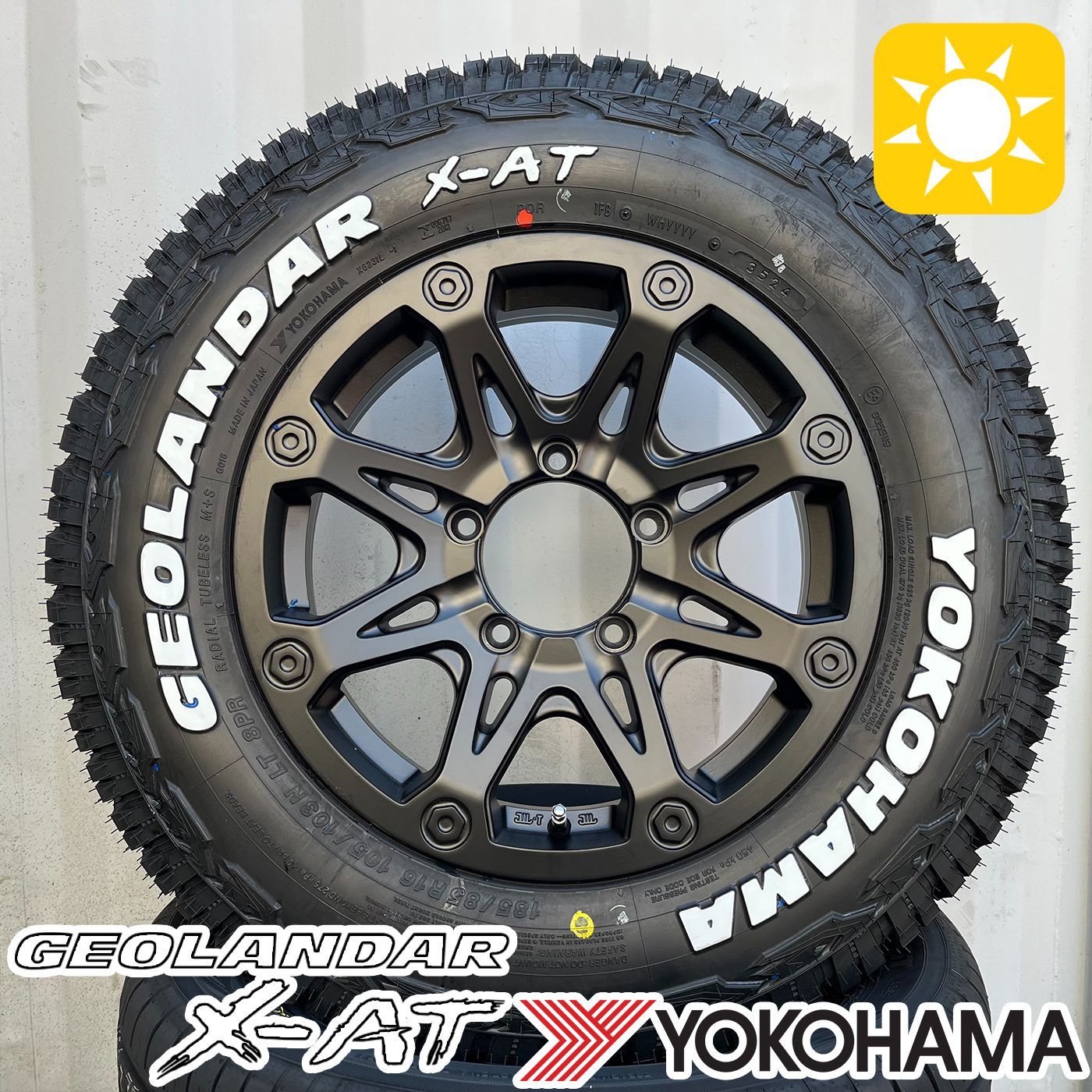 ジムニー jb64 185/85r16 ホワイトレター JB64 ジムニーのタイヤ交換