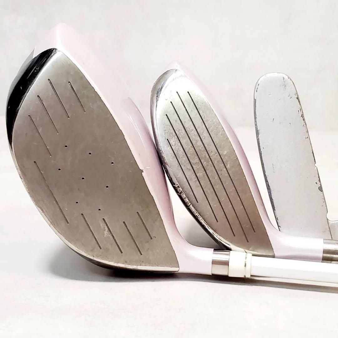 【良品】PARIS× ピンキー&ダイアン レディース ゴルフクラブセット 7本 良品】PARIS×ピンキー&ダイアン レディース ゴルフクラブセット 7本