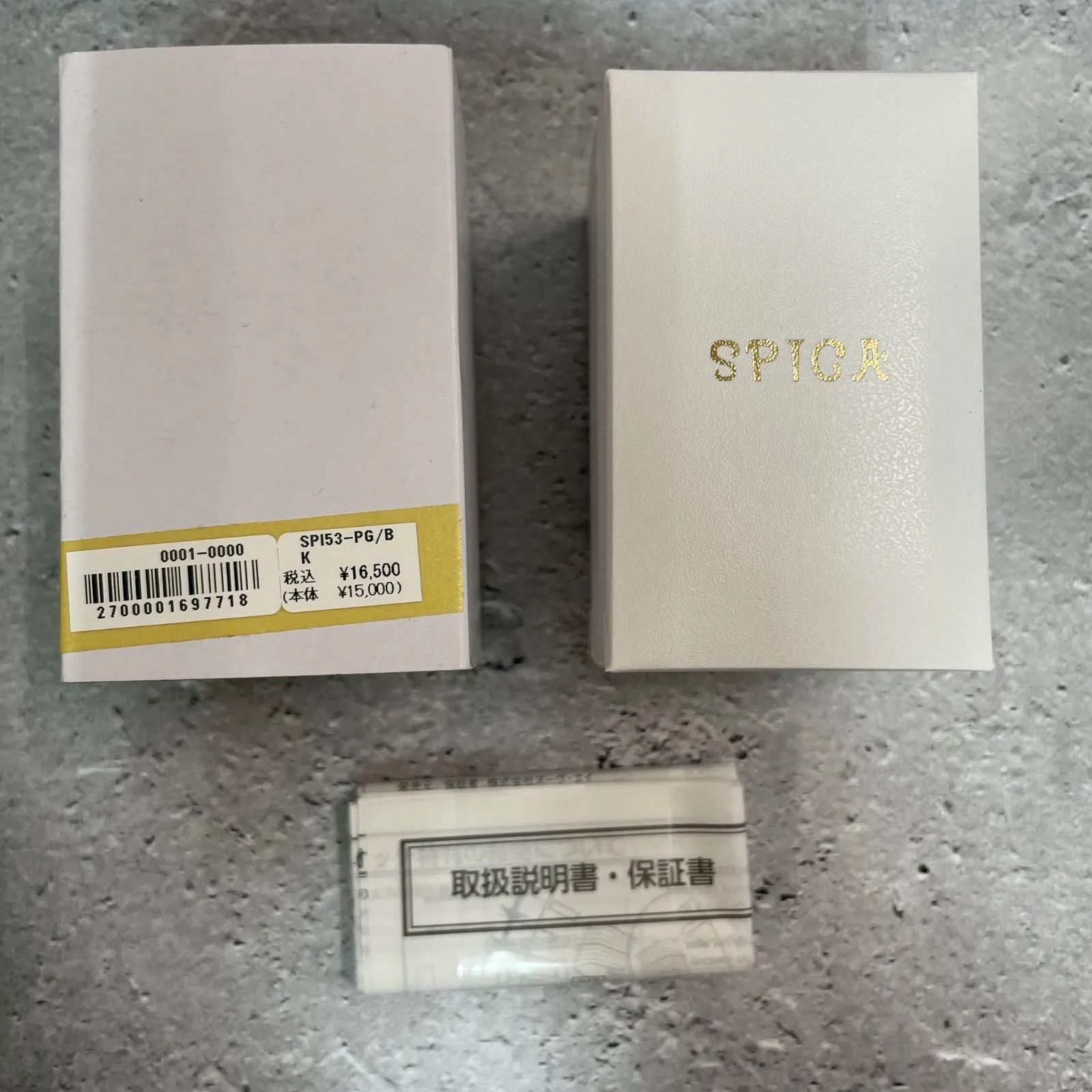 SPICA SPI53-PG/BK SPICA スピカ 腕時計 ソーラー レディース アナログ