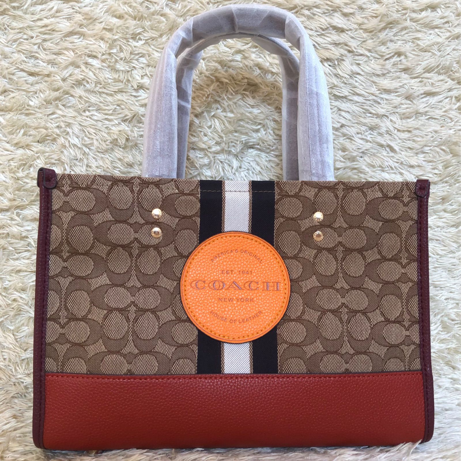 新品未使用】coach トートバッグ ショルダー 2way ブラウン - メルカリ