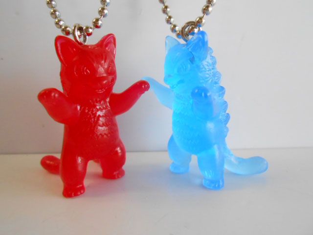 ♯Jwi09IO化猫怪獣ネゴラフィギュアマスコット全5種