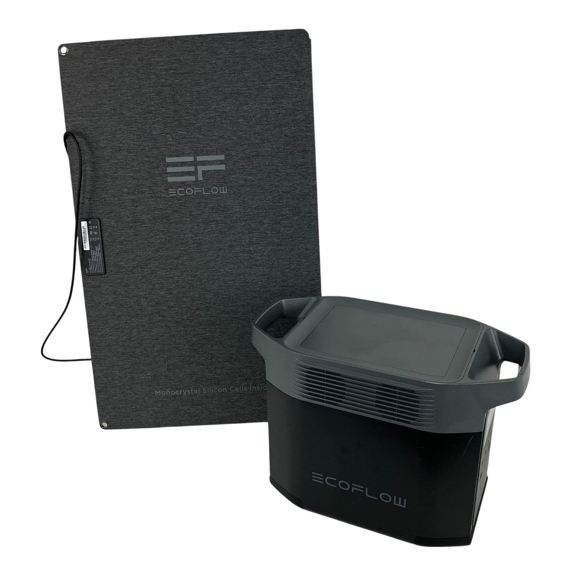 EcoFlow Delta 2 ポータブル電源 EF-FLEX-160 160Wソーラーパネル付 Y9924981