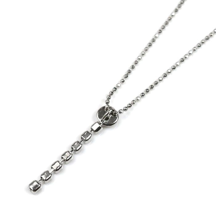 Pt850プラチナ ネックレス ダイヤモンド0.35ct 4.2g 40cm