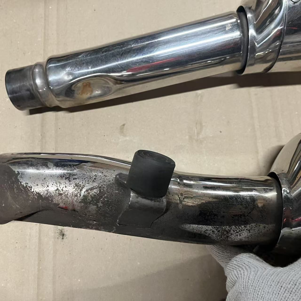 ♪ZZR400 ZX400N 純正 ノーマル マフラー/サイレンサー N型 ウェビックガレージセール | RGA-134A ZZ-R400 純正 マフラー