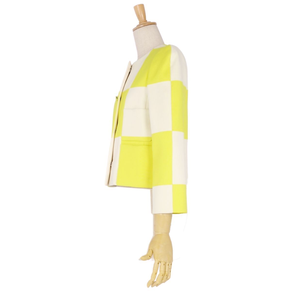 美品 ルイヴィトン LOUIS VUITTON ジャケット ノーカラージャケット  