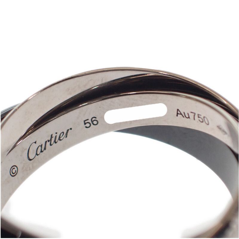 中古】【Aランク】Cartier カルティエ K18WG ホワイトゴールド クラシックトリニティ リング 指輪 B4234156 ブラックセラミック #56  約16号【ISEYA】 - メルカリ