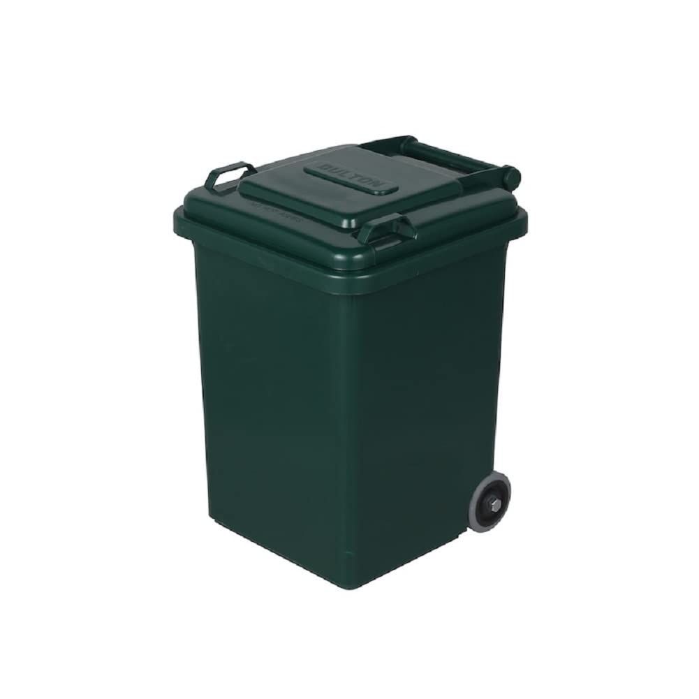 ダルトン Dulton プラスチック トラッシュカン 18L グリーン ゴミ箱のマスターピース ふた付き 屋外 水抜き穴有り 高さ400mm 幅290mm 奥行320mm 100-195GN