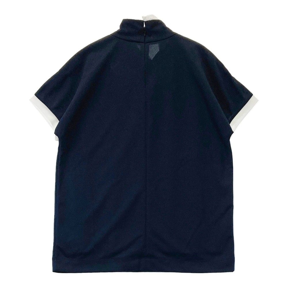 サイズ：38 ARCHIVIO アルチビオ  半袖襟付きTシャツ  ネイビー系 [240101437722] ゴルフウェア レディース ストスト サイズ：38 ARCHIVIO アルチビオ 半袖襟付きTシャツ ネイビー系