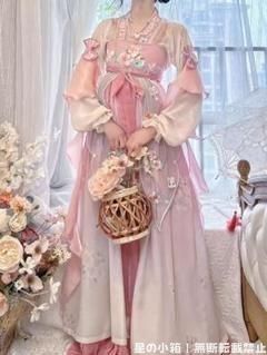 豪華刺繍 漢服 かんふく 古風衣装 レトロ風 中華ロリータ コスプレ ワンピース 唐装 仙女服 中華風 美しい刺繍 撮影会 舞台演出 推し活 仮装 HF-255