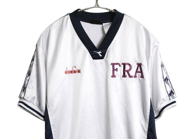 FCナント　ユニフォーム　M　ディアドラ製　90s　デッドストック　訳あり未使用 お得なクーポン配布中!】 90s ディアドラ サッカー ユニフォーム
