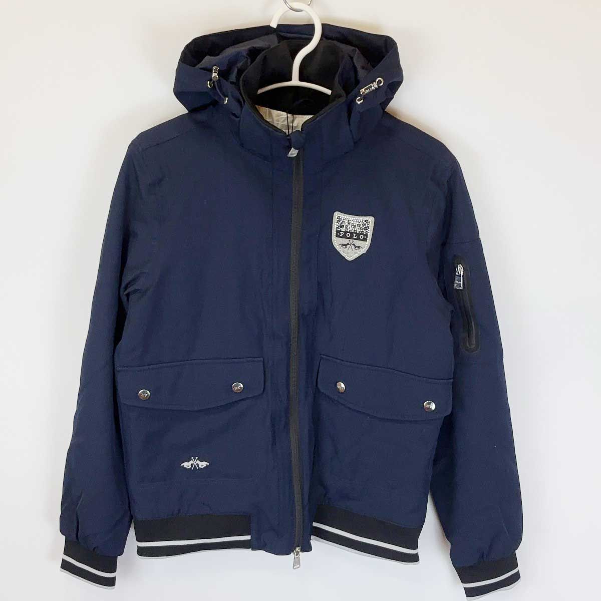 HV POLO Padded Bomber Bindi ボンバー ジャケット S ネイビー レディース ライディングジャケット 乗馬 馬術