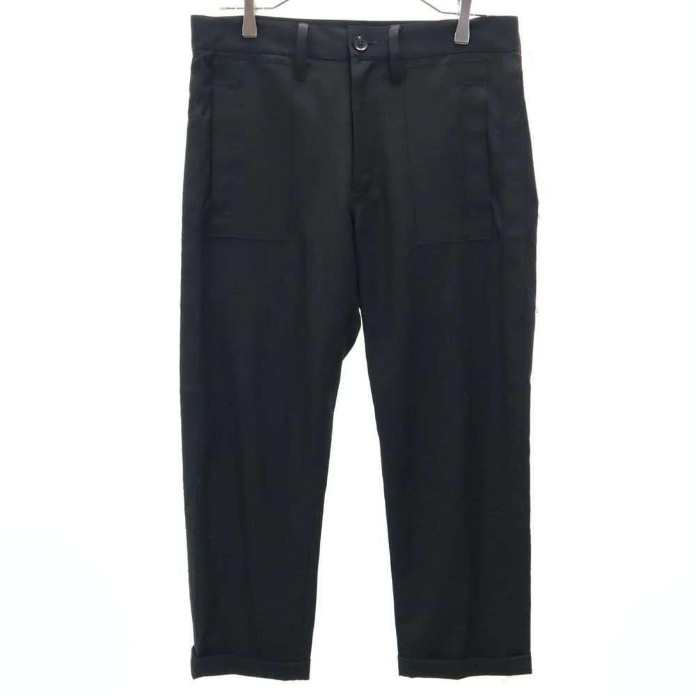 ヨウジヤマモト ストレートパンツ 黒 Yohji Yamamoto（ヨウジヤマモト）の「YOHJI YAMAMOTO パンツ