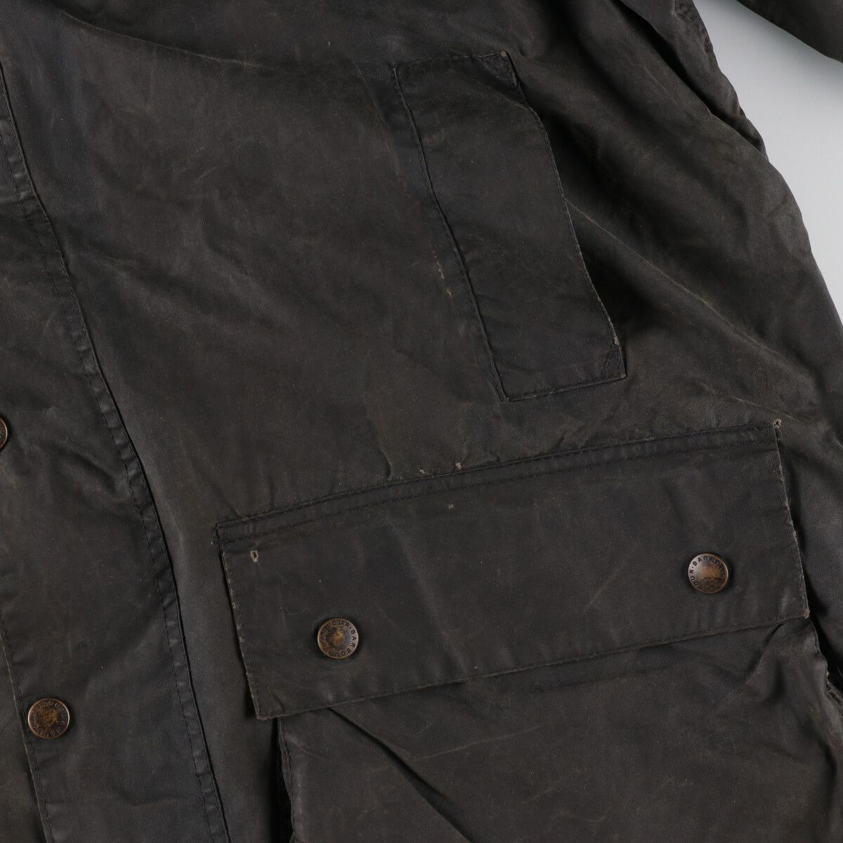 古着 90年代 バブアー Barbour BORDER ボーダー 旧3ワラント ワックス