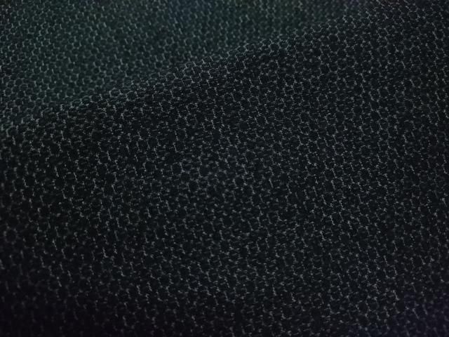 平和屋着物■男性　紬　アンサンブル　100亀甲　正絹　逸品　未使用　CAAM0305yc