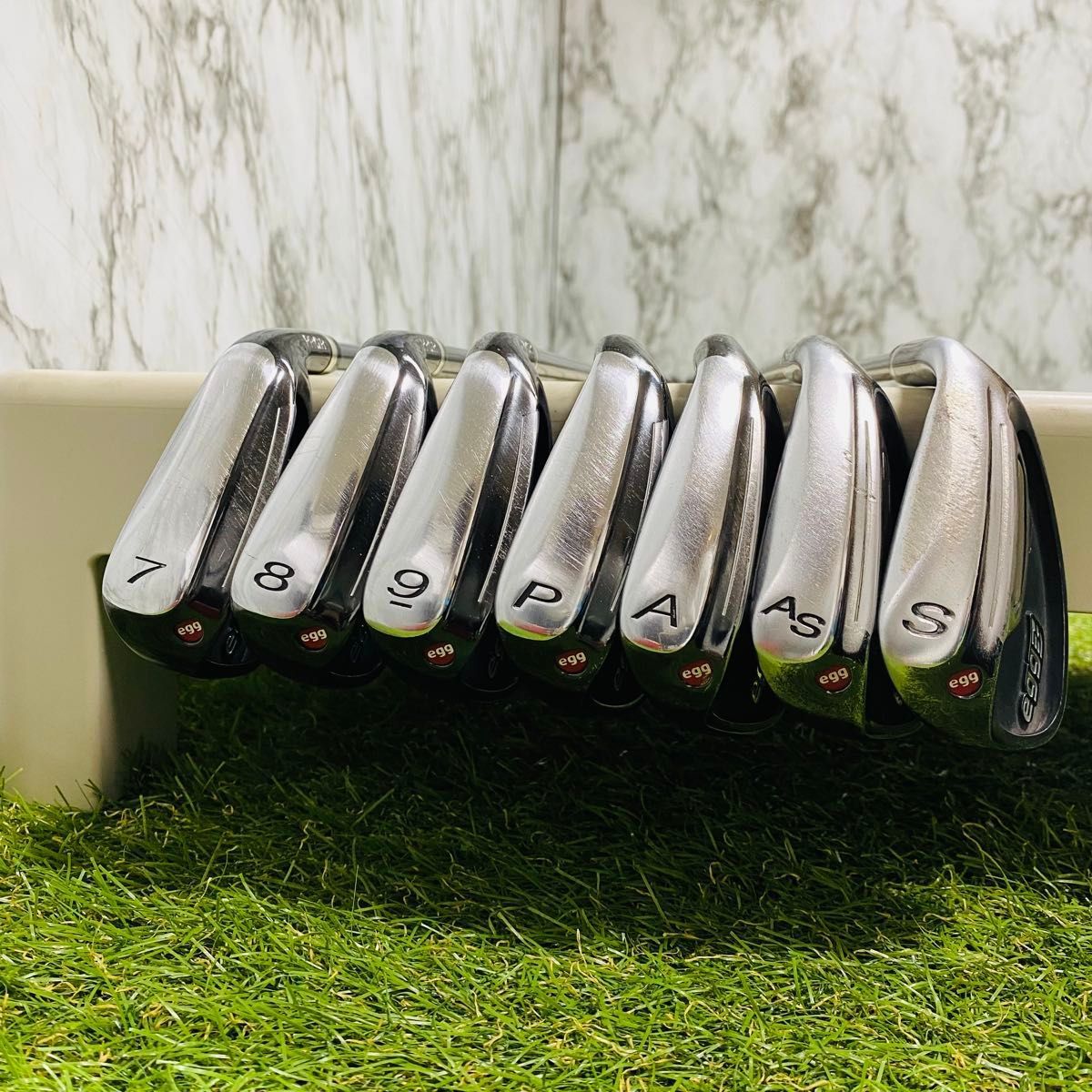 【良品】プロギア New egg AKA 2015 メンズアイアンセット 7本 良品】プロギア New egg AKA 2015 メンズアイアンセット 7本