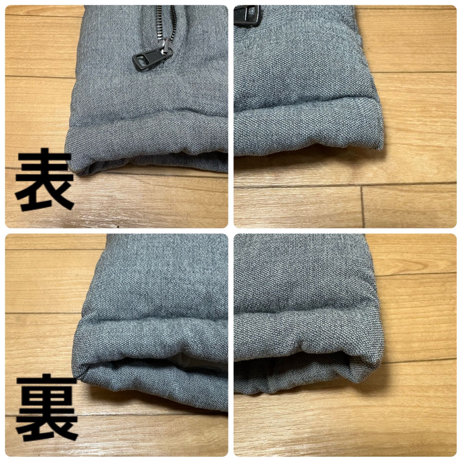 MONCLER モンクレール ダウンジャケット グレー サイズ2 メンズ フード 