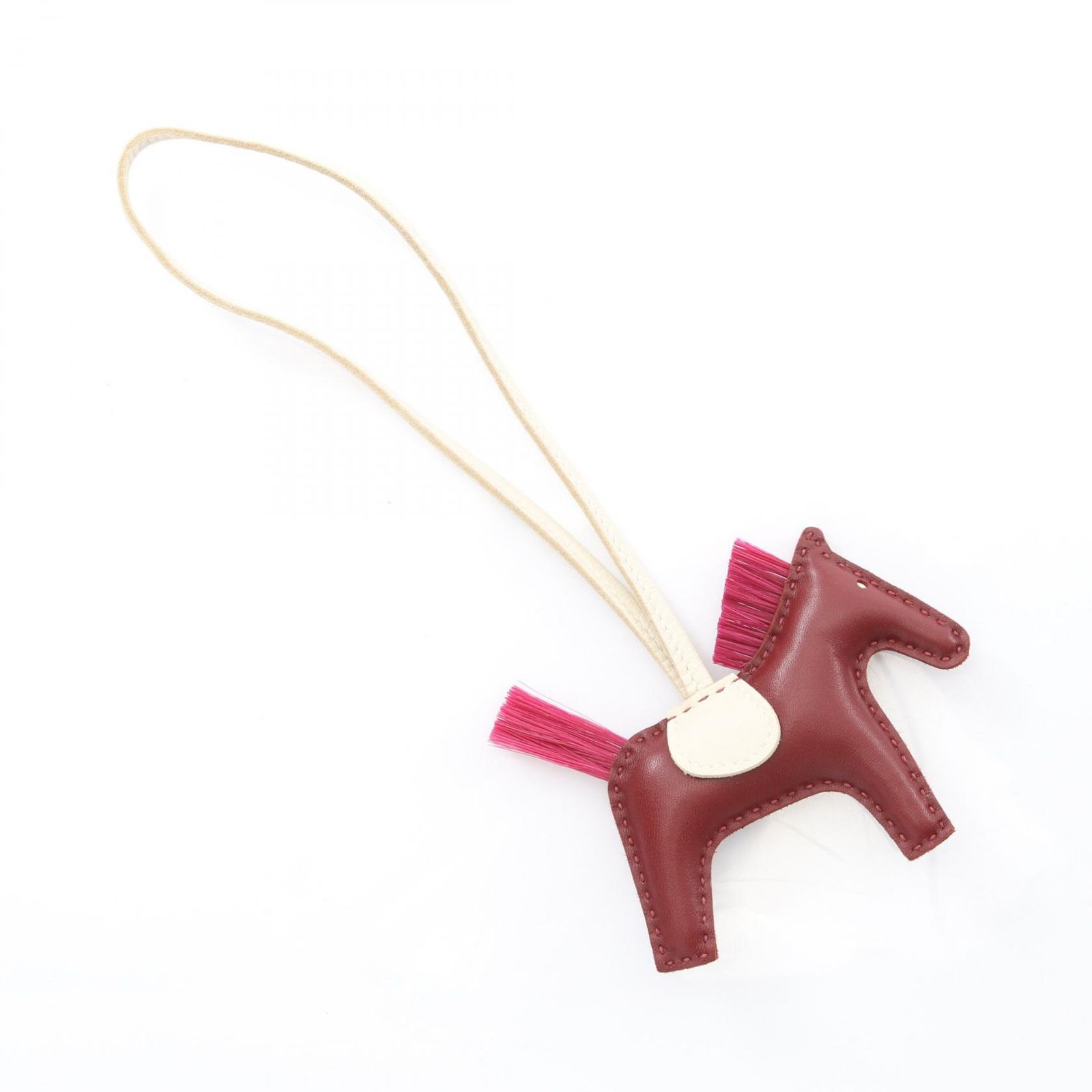 HERMES エルメス ロデオPM ルージュアッシュ クレ マグノリア チャーム