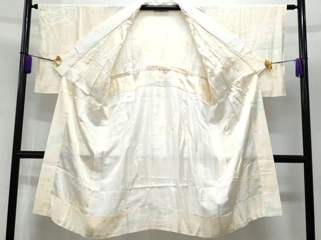 平和屋着物●長襦袢　無双仕立て　瓢箪蔦の葉吉祥文　鈴乃屋扱い　正絹　逸品　未使用　CAAY3113vf 平和屋着物○長襦袢 無双仕立て 瓢箪蔦の葉吉祥文 鈴乃屋扱い 正絹