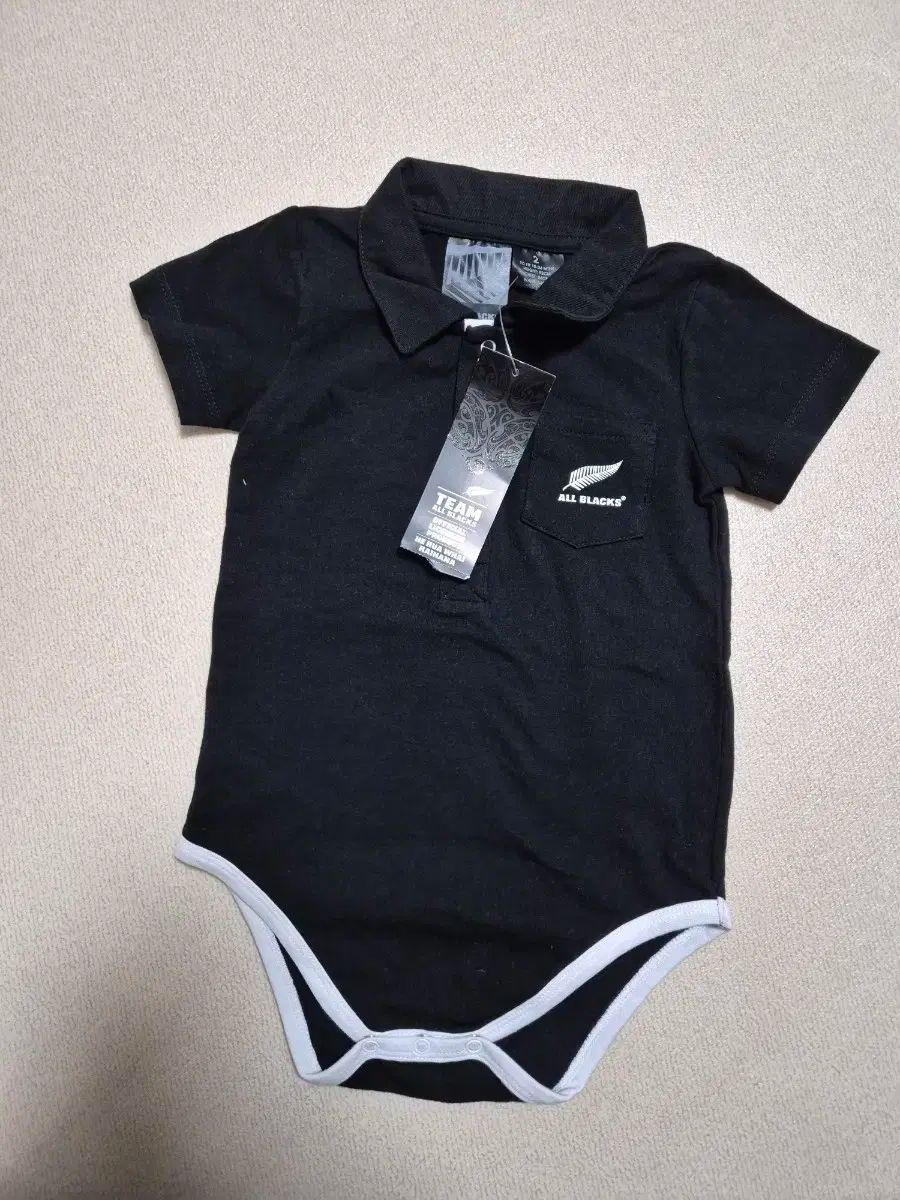 NZ オールブラック 公式 検証 正規品 ベビー服 ボディスーツ