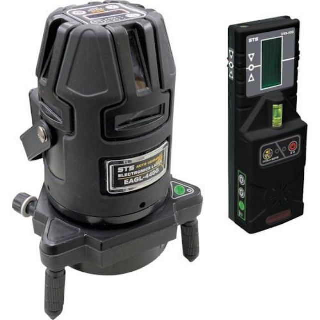 レーザー墨出器 電子整準自動誘導 ALINCO アルインコ STS EAGL-440G 405-8140 グリーンレーザー 墨出器