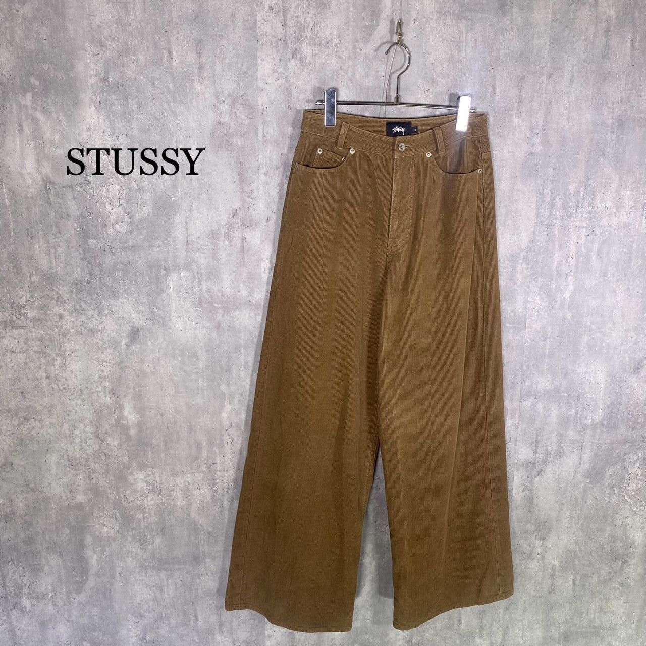 STUSSY』ステューシー (S) コーデュロイワイドパンツ - メルカリ
