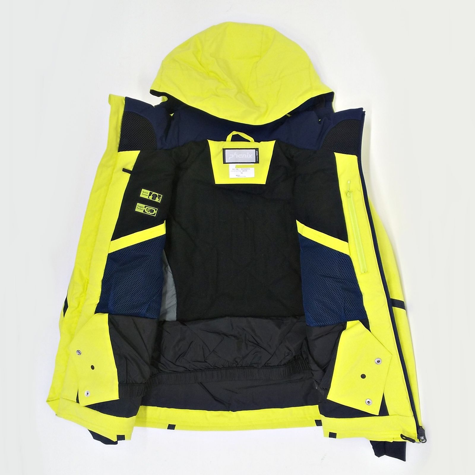 フェニックス ジュニア 150cm スキーウェア 上下 セット ライム