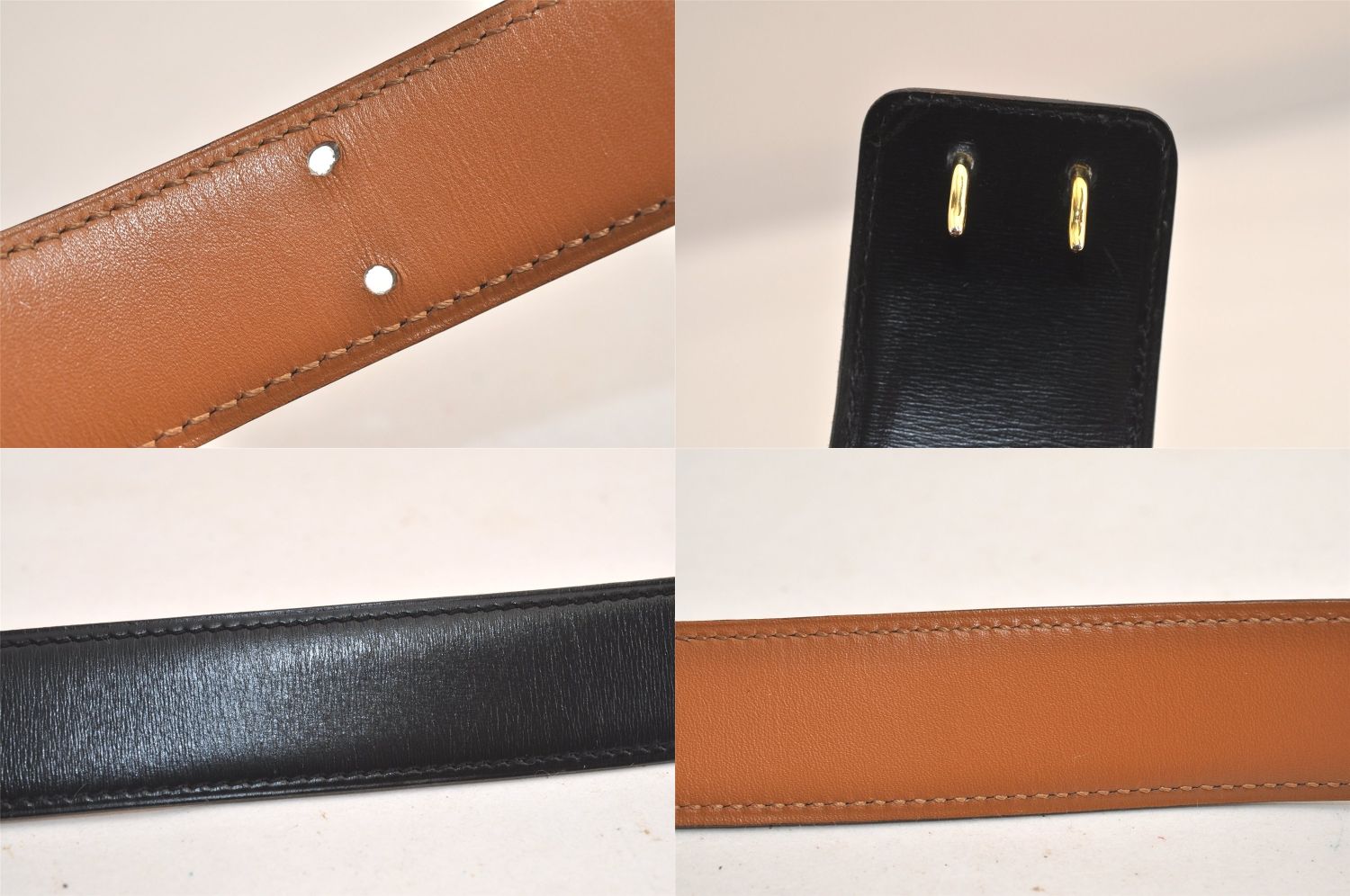 HERMES エルメス ヴィンテージ 馬車 レザー ベルト サイズ 95cm