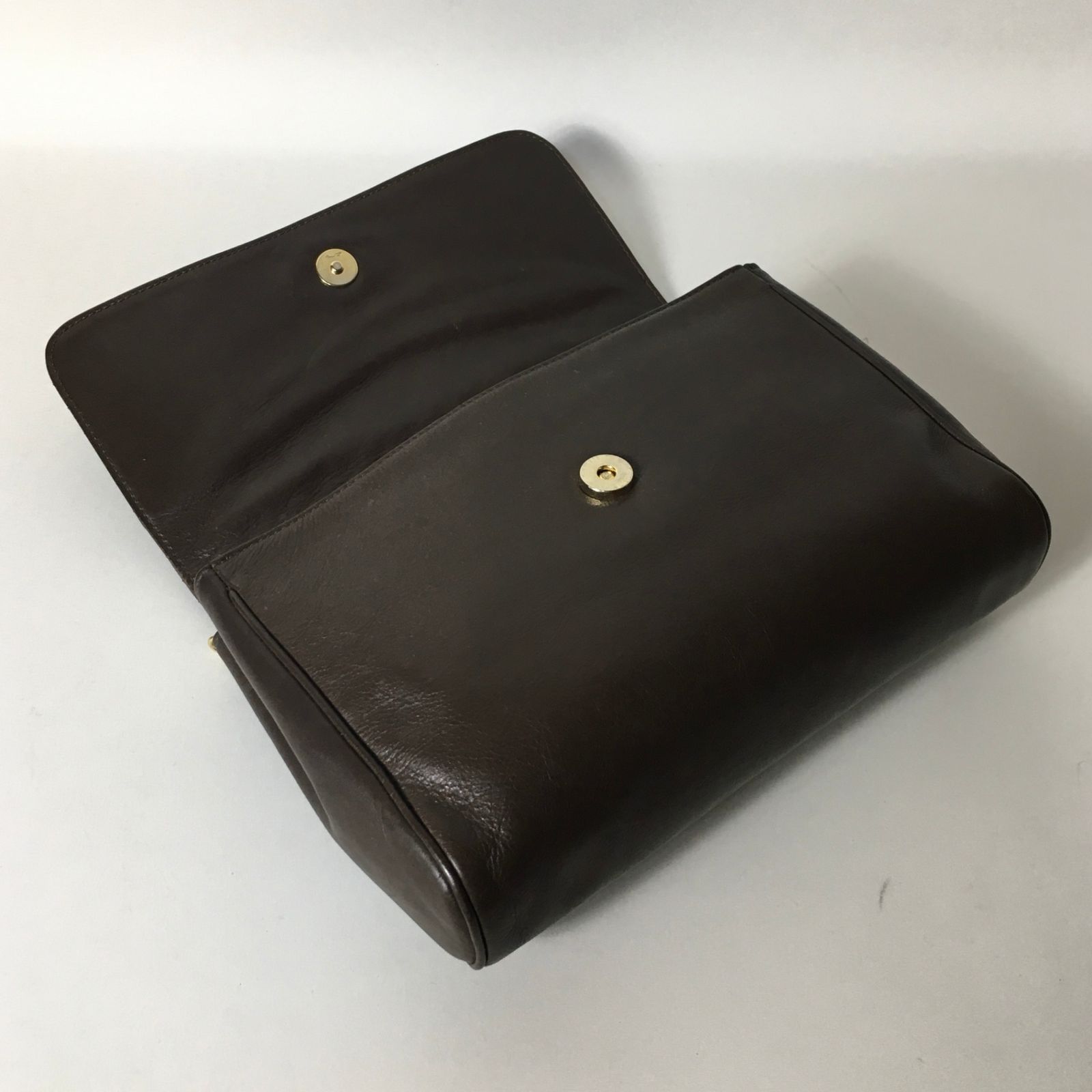 2506-290｜美品｜セリーヌ ショルダーバッグ ダークブラウン