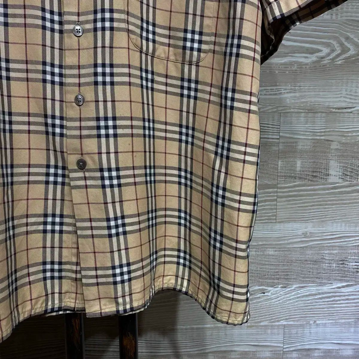 BURBERRY(バーバリー ) ノバチェック 半袖シャツ M （ ns74
