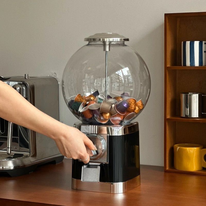 コーヒーカプセル収納 ガチャガチャマシーン